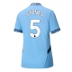 Manchester City John Stones #5 Replike Domaci Dres za Ženska 2024-25 Kratak Rukav